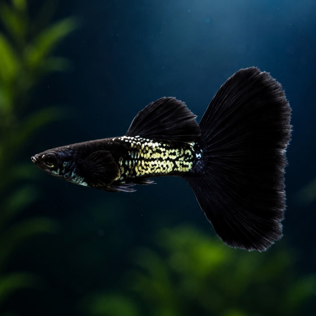 Metal Black Guppys