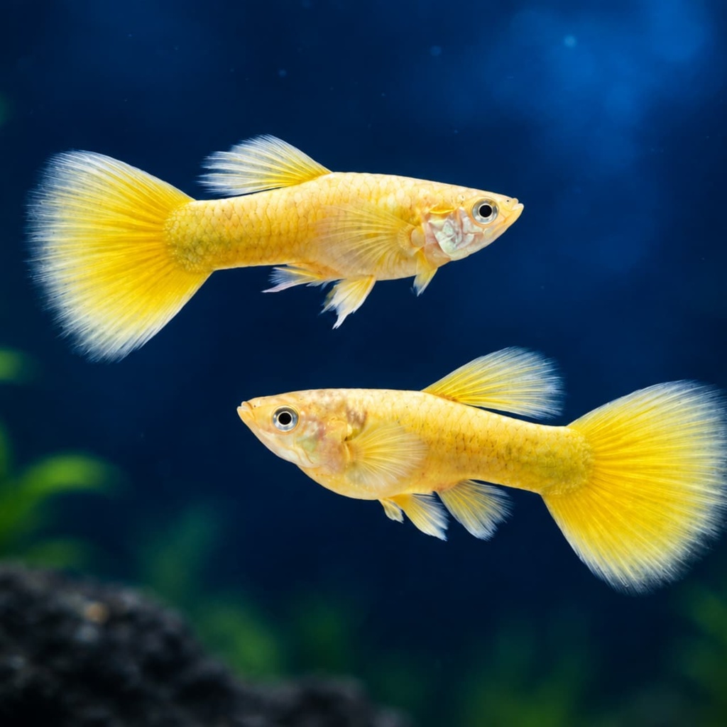24k gold guppy