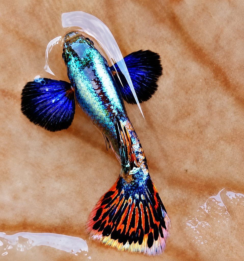 Chilli mosaic guppy