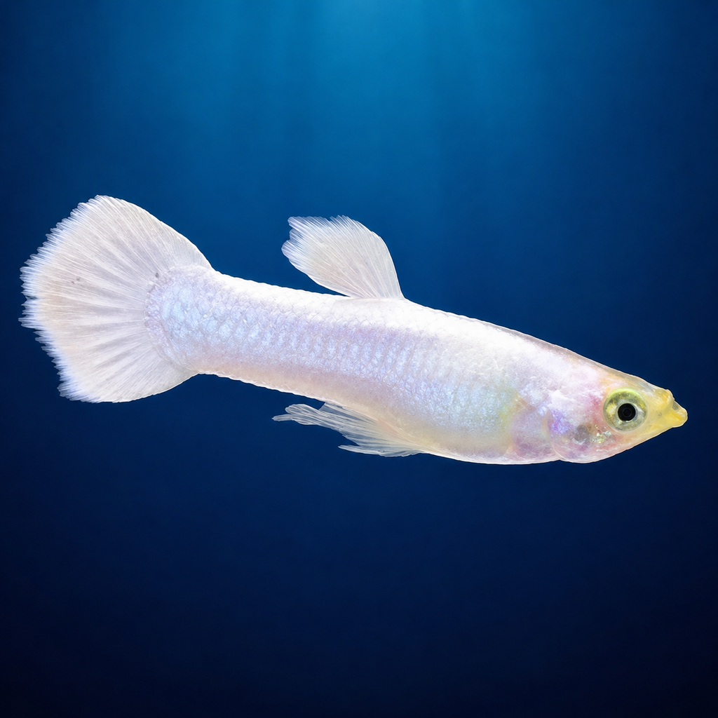 Srilankan White Guppy