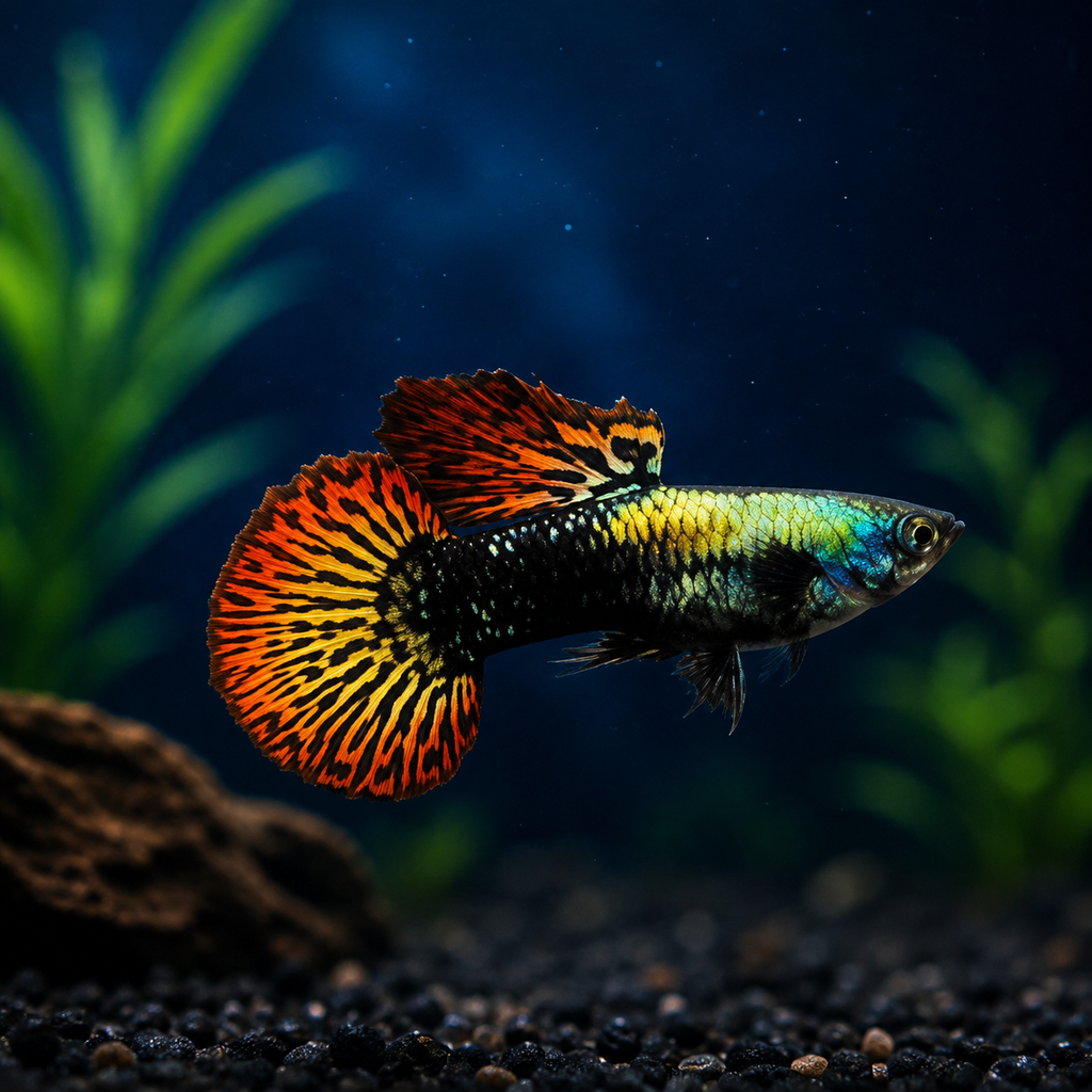 Red Dragon Guppy